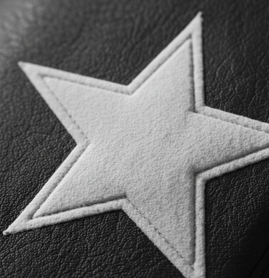 “Stellar” Leather Denim