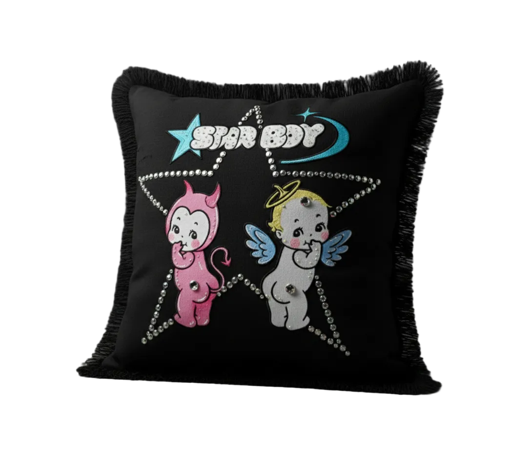 Duality Fringe Cushion “Collection”