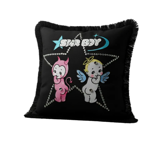 Duality Fringe Cushion “Collection”